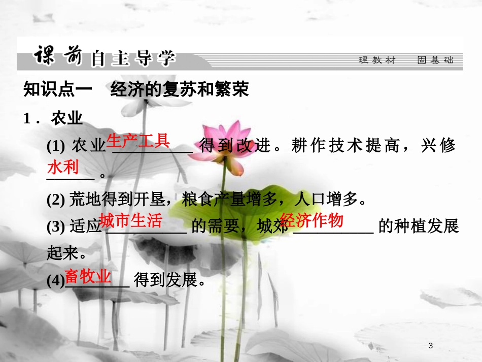高中历史 第3单元 北魏孝文帝改革 第3课 促进民族大融合课件 新人教版选修1_第3页
