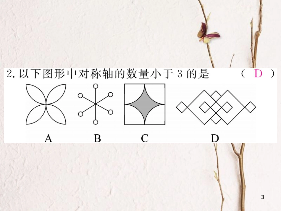 七年级数学下册 第五章 生活中的轴对称热点专练练习课件 （新版）北师大版_第3页