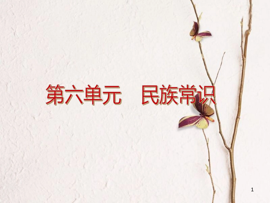 （河北专版）中考政治复习方案 第六单元 民族常识 第21课时 中华民族 中华文明课件_第1页