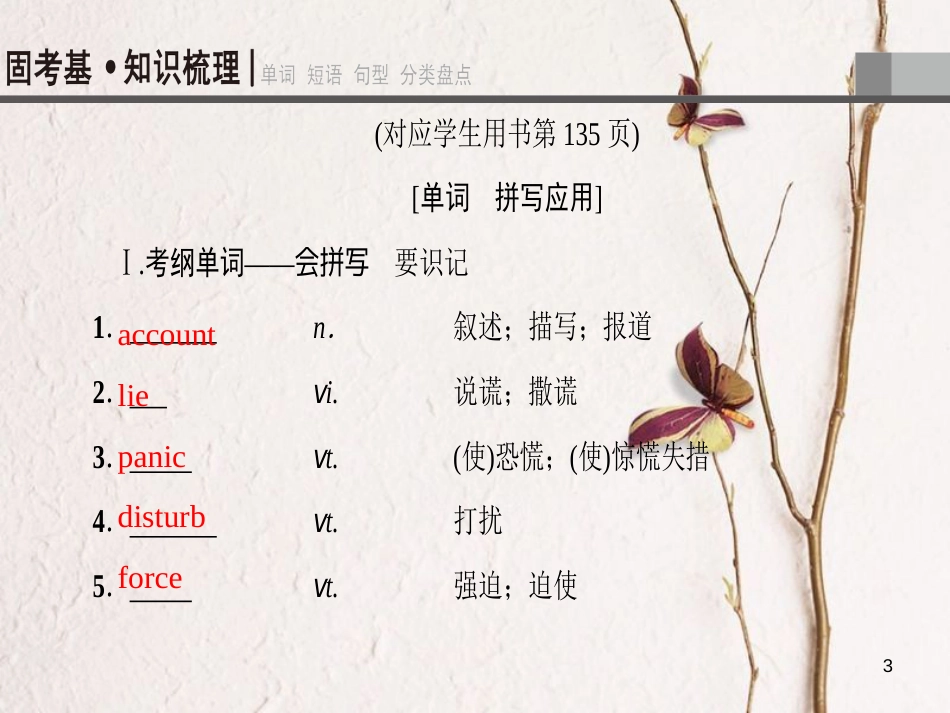 2019版高三英语一轮复习 Module 3 Adventure in Literature and the Cinema课件 外研版必修5_第3页