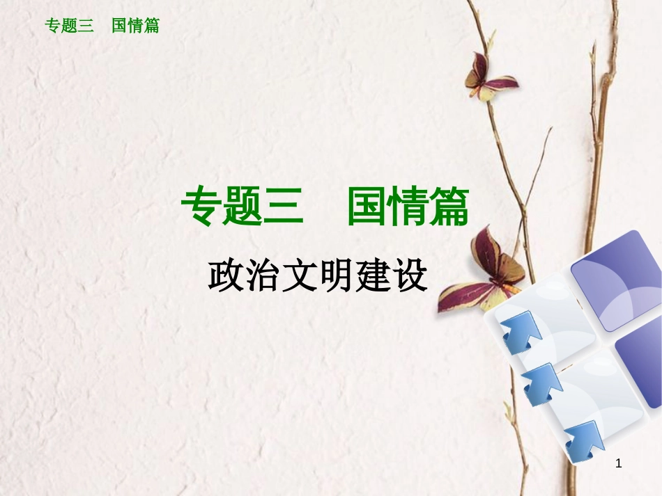 （鄂尔多斯专版）中考政治 专题突破三 国情篇课件_第1页