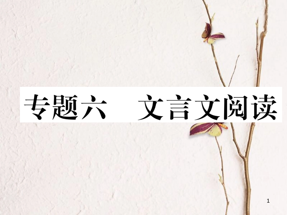七年级语文下册 专题6 文言文阅读课件 新人教版_第1页