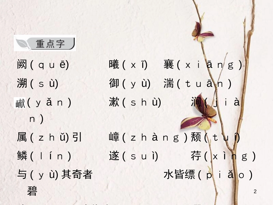学年八年级语文上册 第三单元知识归纳课件 新人教版_第2页