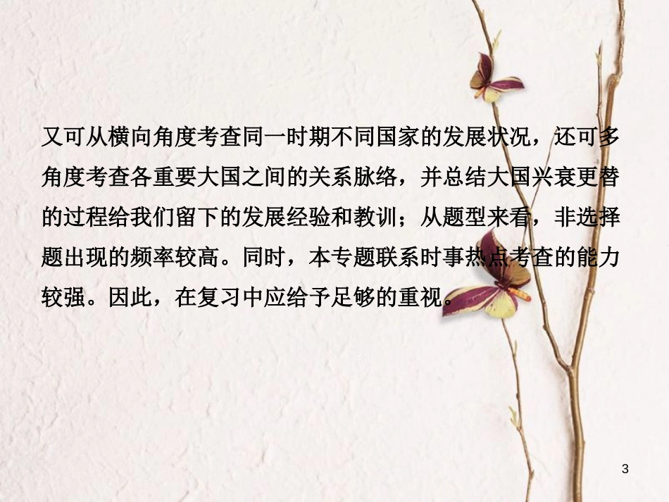 河北省中考历史复习 专题四 大国发展史及重要大国关系课件_第3页