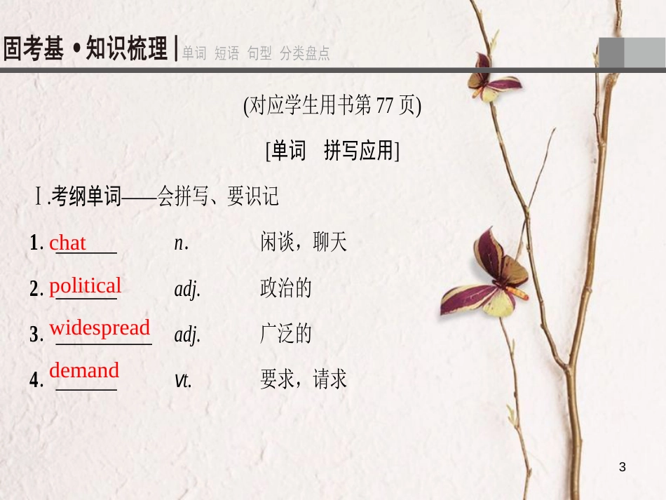 2019版高三英语一轮复习 第1部分 基础知识解读 Unit 11 The Media课件 北师大版必修4_第3页