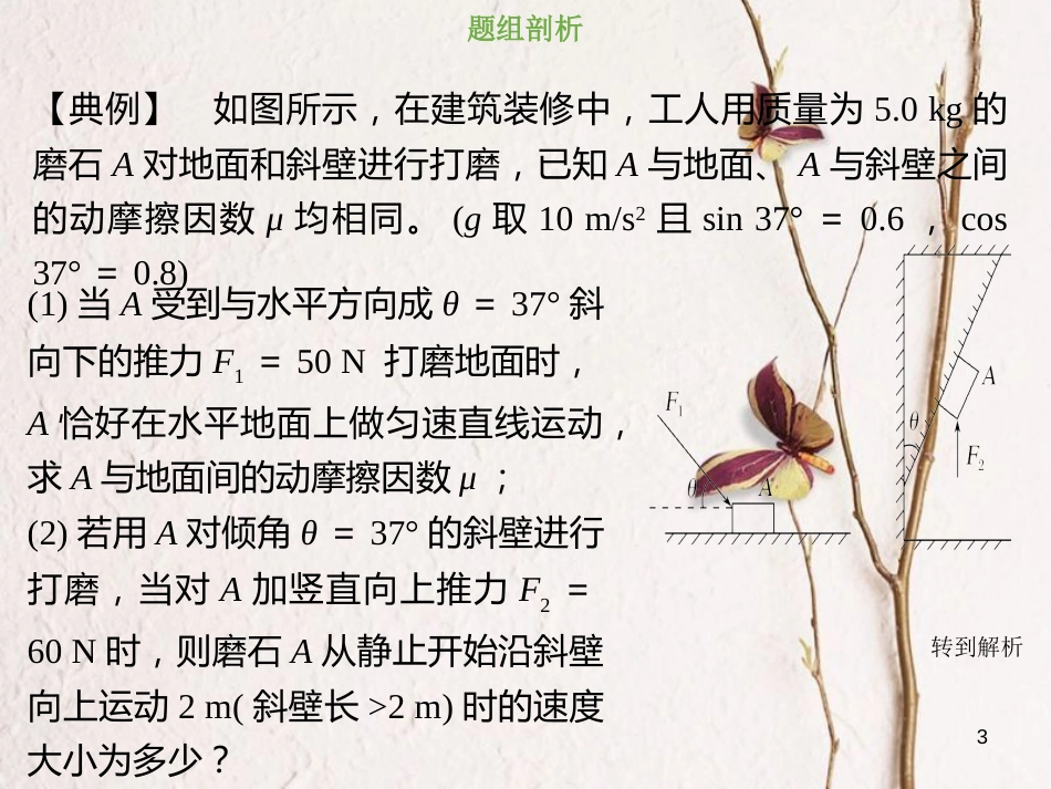 2019版高考物理总复习 第三章 牛顿运动定律 3-2-3 热点突破 动力学两类基本问题课件_第3页