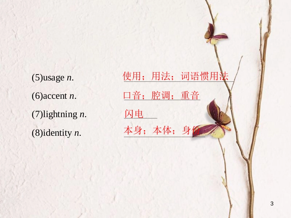 版高考英语大一轮复习 第1部分 模块复习方略 Unit 2 English around the world课件 新人教版必修1_第3页