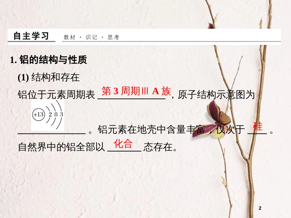 （浙江专用）高中化学 专题二 物质性质的研究 课题1 铝及其化合物的性质课件 苏教版选修6_第2页