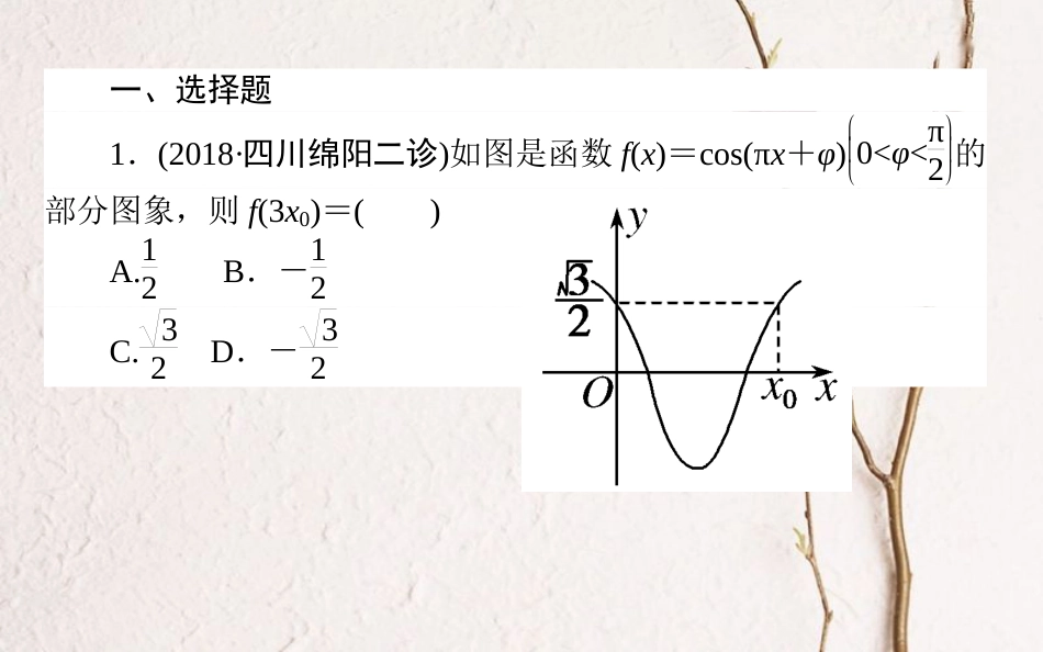 （全国通用）2019版高考数学 全程训练计划 天天练13课件_第2页