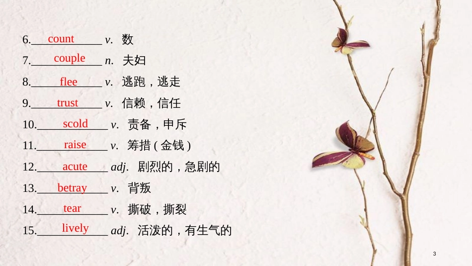 2019版高考英语大一轮复习 第一部分 Module 3 Interpersonal Relationships-Friendship课件 外研版选修6(1)_第3页