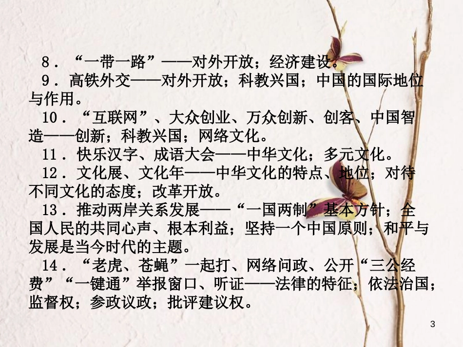 （广西北部湾专版）中考政治 拓展提升篇知识梳理课件_第3页