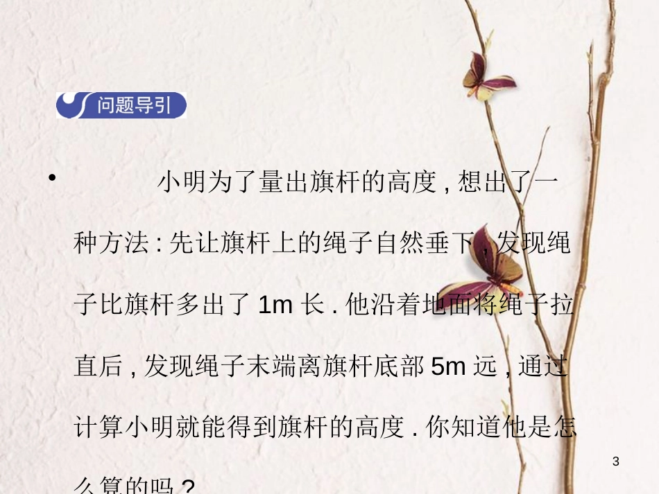 八年级数学上册 1.3 勾股定理的应用教学课件 （新版）北师大版_第3页