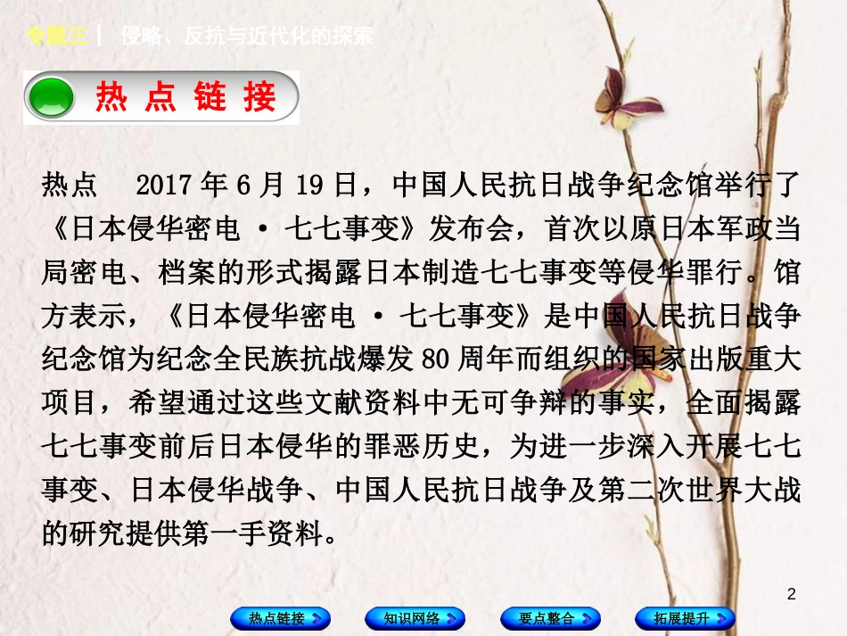 湖南省2018年中考历史复习 专题突破 专题三 侵略、反抗与近代化的探索课件_第2页