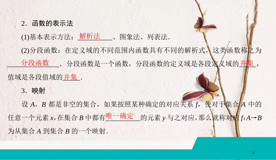 （全国通用版）2019版高考数学微一轮复习 第二章 函数、导数及其应用 第1节 函数及其表示课件 理_第3页