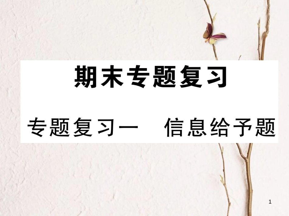 九年级化学下册 期末专题复习 专题复习1 信息给予题作业课件 （新版）新人教版_第1页