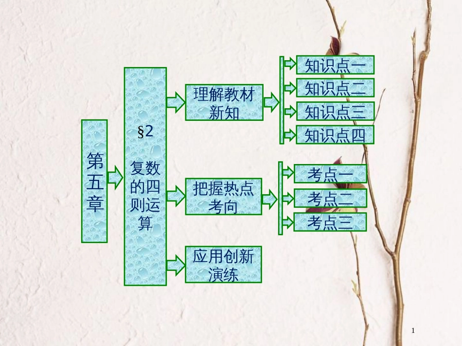 高中数学 第五章 数系的扩充与复数的引入 2 复数的四则运算课件 北师大版选修2-2_第1页