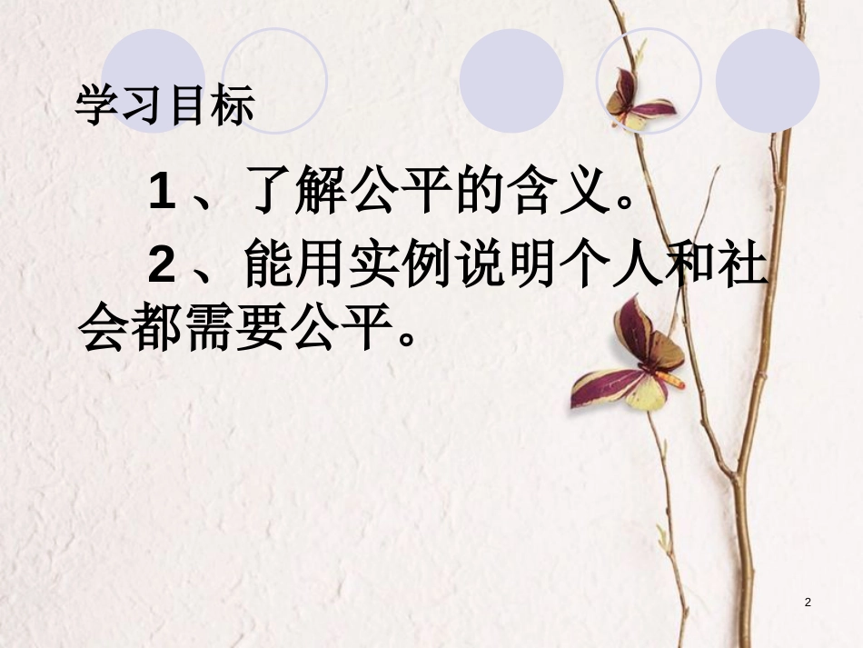 云南省个旧市九年级政治全册 第二单元 共同生活 第六课 心中的天平 第1-2框 个人和社会都需要公平 什么是公平课件 人民版_第2页