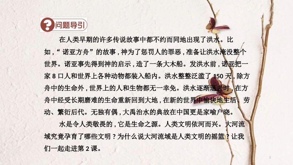 九年级历史上册 第二单元 古代世界 第2课 亚非文明古国导学课件 中华书局版_第3页