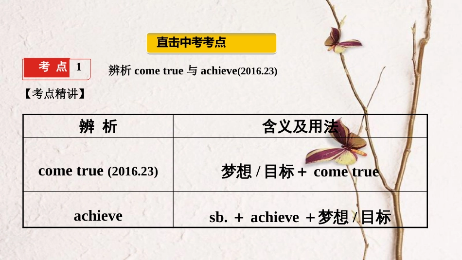 （课标版）云南省中考英语总复习 第一部分 基础知识梳理 课时11 八下7课件_第1页