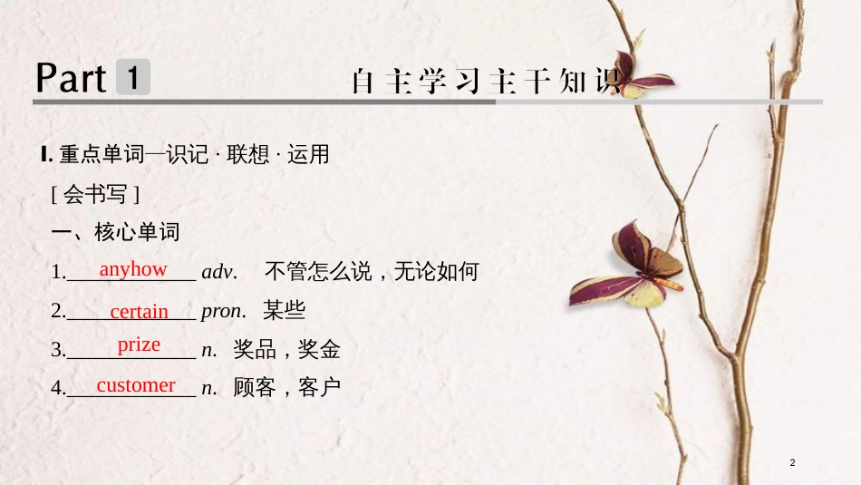 2019版高考英语大一轮复习 第一部分 Module 1 Small Talk课件 外研版选修6_第2页