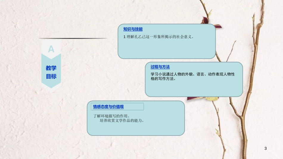 吉林省双辽市八年级语文上册 12孔乙己（第2课时）课件 长春版_第3页