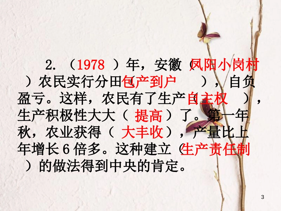 八年级历史下册 第三单元 中国特色社会主义道路 第8课 经济体制改革课件2 新人教版[共37页](1)_第3页