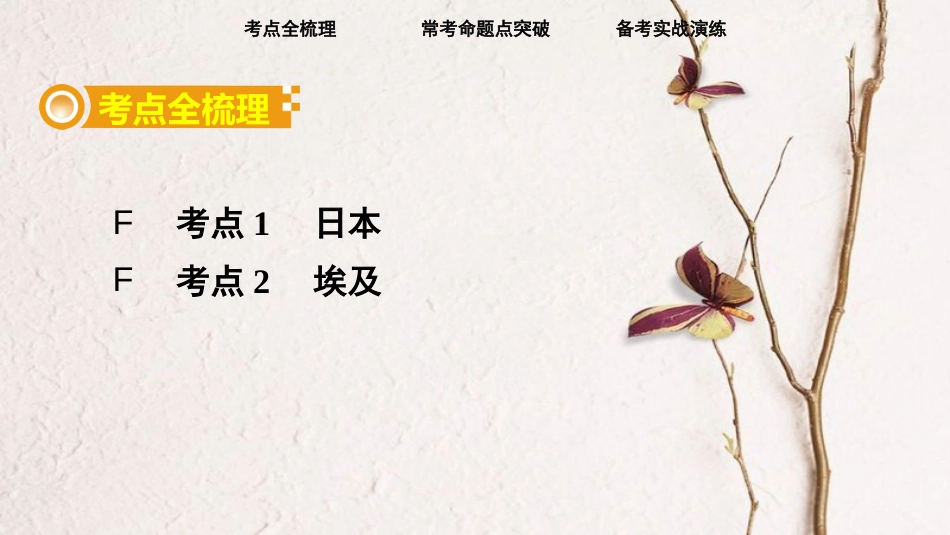 （新疆地区）中考地理总复习 七下 第八章 走近国家（课时一 日本 埃及）基础知识梳理课件_第2页