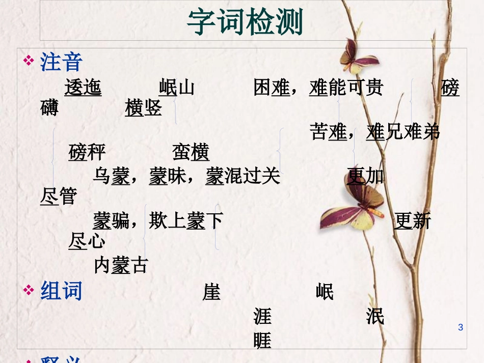 八年级语文上册 第一单元 1 七侓长征课件 苏教版_第3页