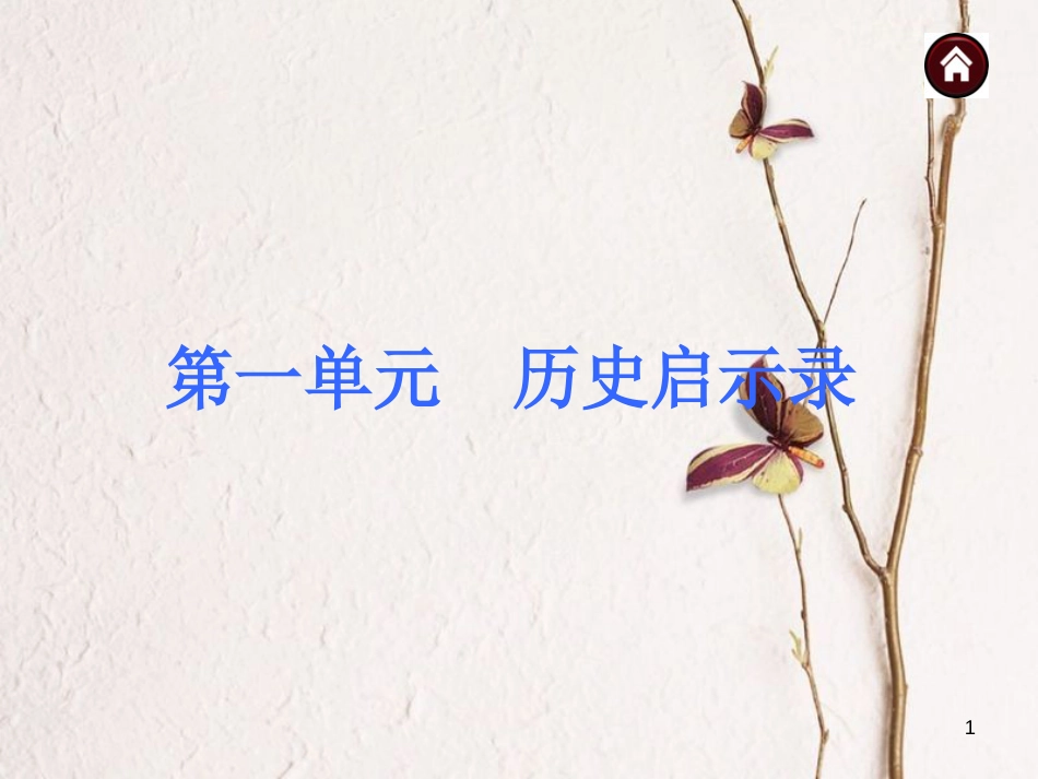 九年级政治全册 第一单元《历史启示录》复习课件 教科版_第1页
