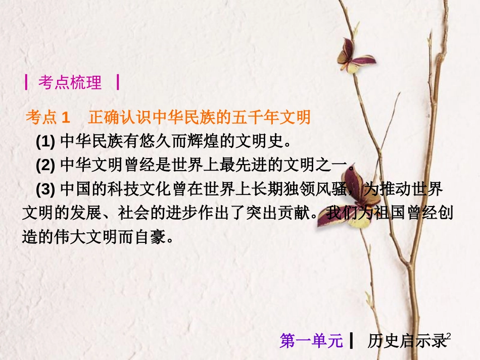 九年级政治全册 第一单元《历史启示录》复习课件 教科版_第2页
