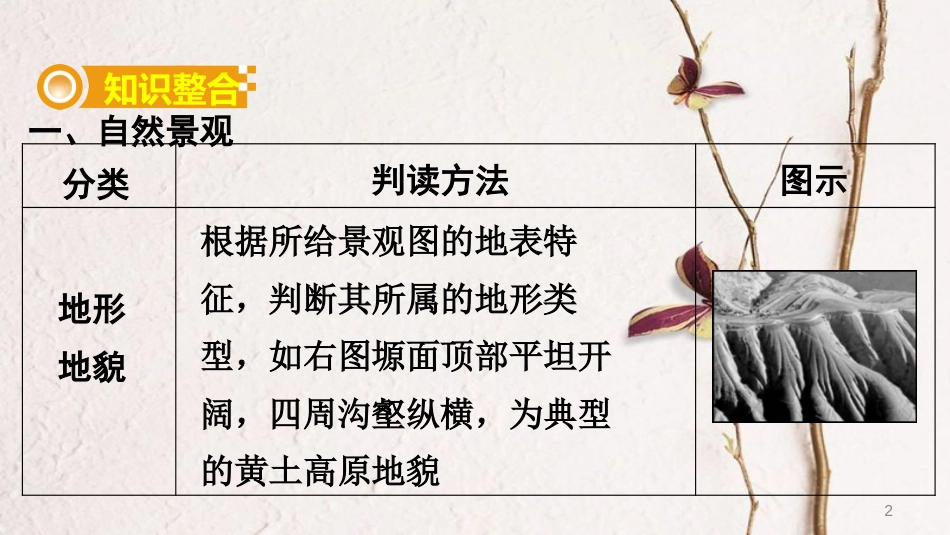 （新疆地区）中考地理总复习 专题一 读图、用图、绘图专题分类攻略 类型六 景观图课件_第2页