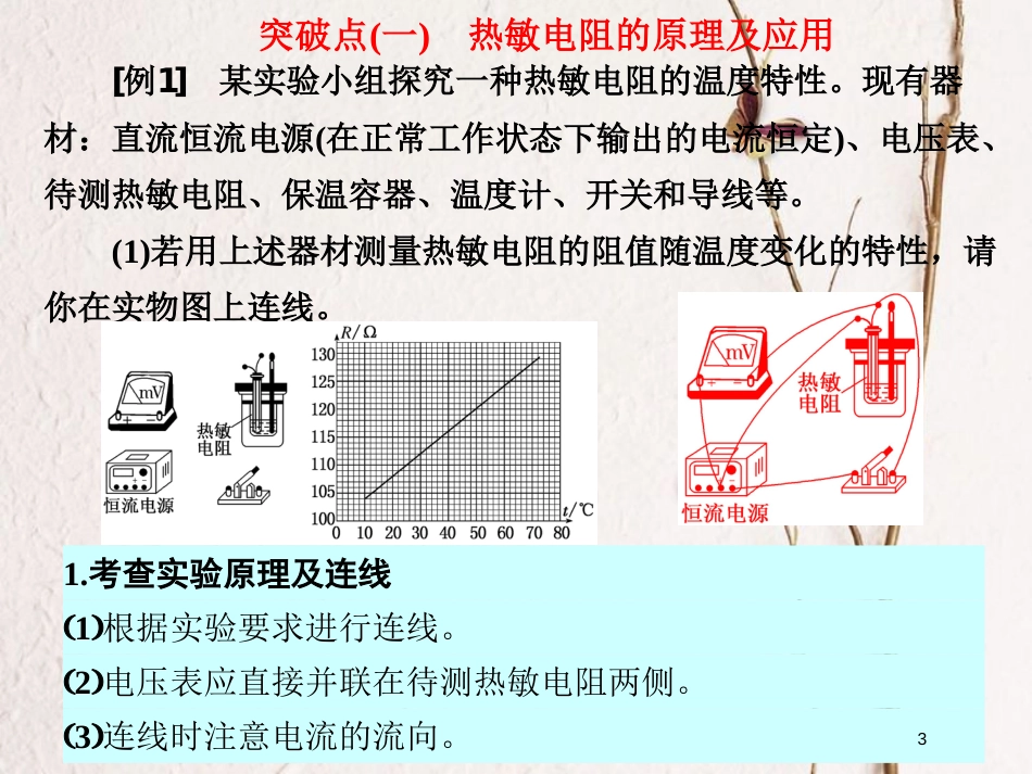 2019届高考物理一轮复习 第十一章 交变电流 传感器 实验十二 传感器的简单使用课件_第3页