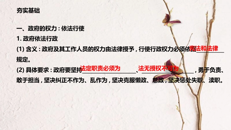 高考政治一轮复习 第二单元 为人民服务的政府 第四课 我国政府受人民的监督课件 新人教版必修2_第3页