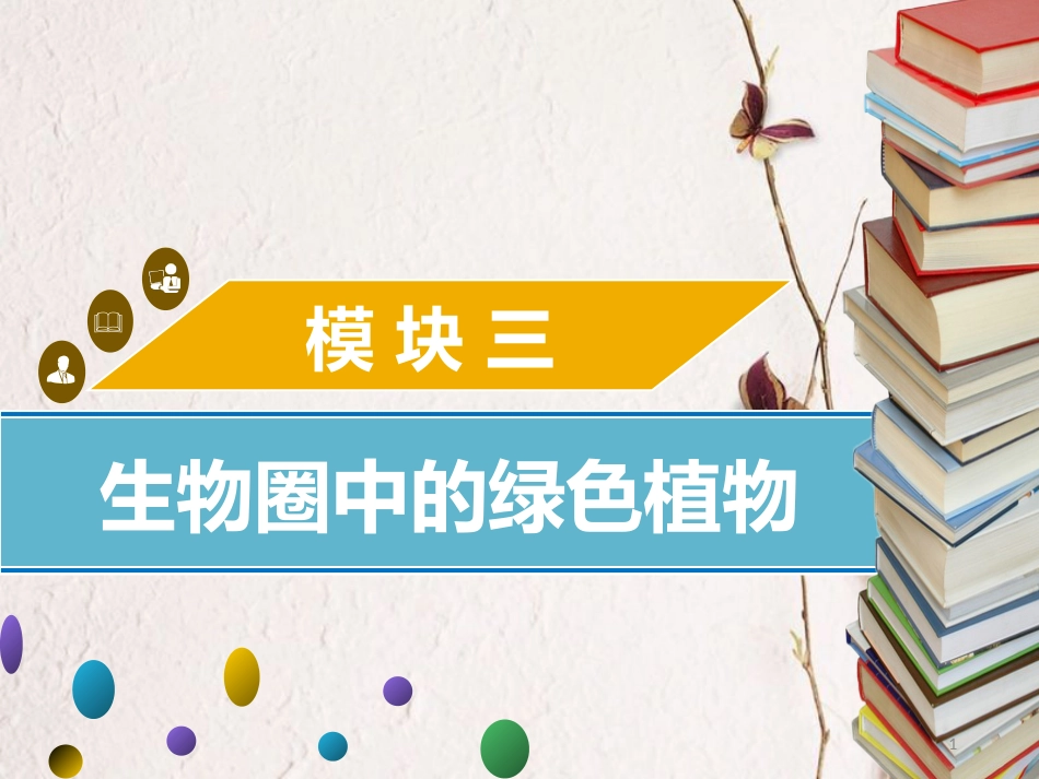 广东省中考生物 模块三 生物圈中的绿色植物 第六课时 植物生殖器官的生长课件_第1页