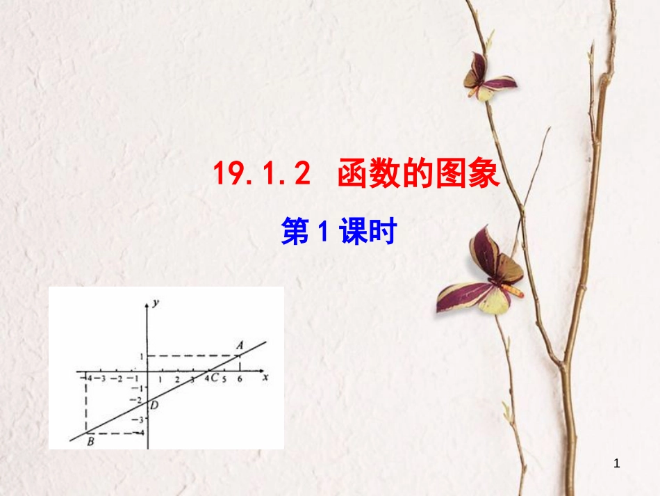 八年级数学下册 第19章 一次函数 19.1 函数 19.1.2 函数的图象（第1课时）课件 （新版）新人教版_第1页