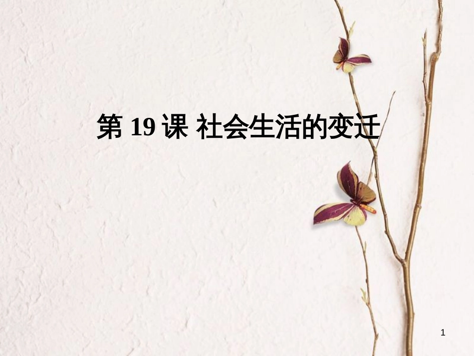 八年级历史下册 第19课 社会生活的变迁课件4 新人教版_第1页