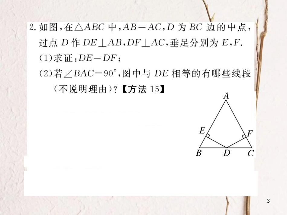 （贵州专用）八年级数学上册 13 轴对称复习课（三）课件 （新版）新人教版_第3页