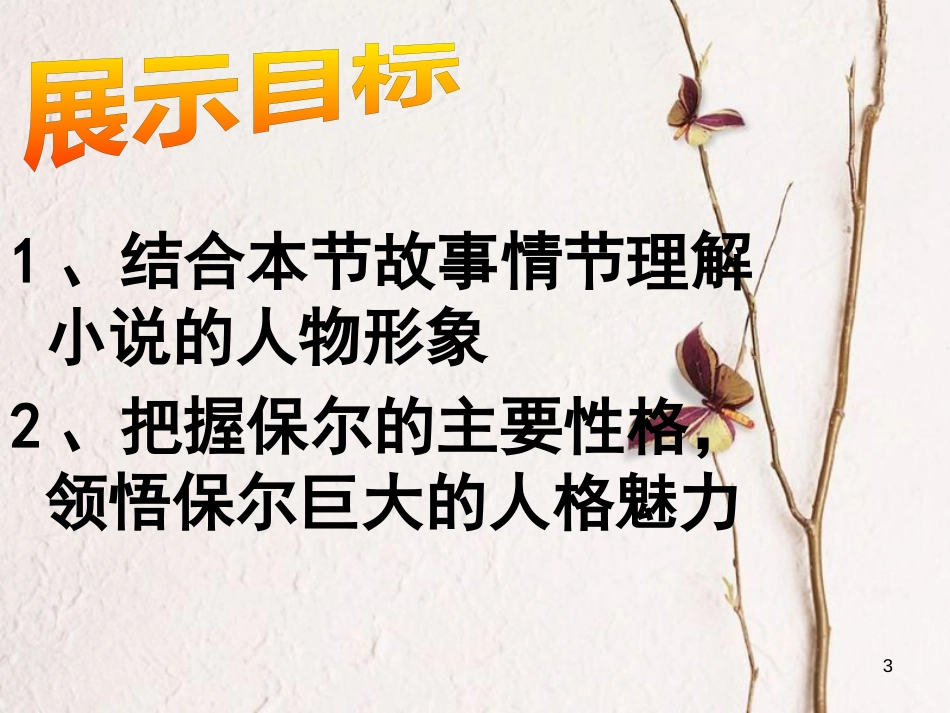 广东省佛山市八年级语文上册 第四单元《钢铁是怎样炼成的》课件 苏教版_第3页