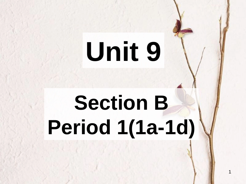 七年级英语上册 Unit 9 My favorite subject is science Section B（1a-1d）教学课件 （新版）人教新目标版_第1页