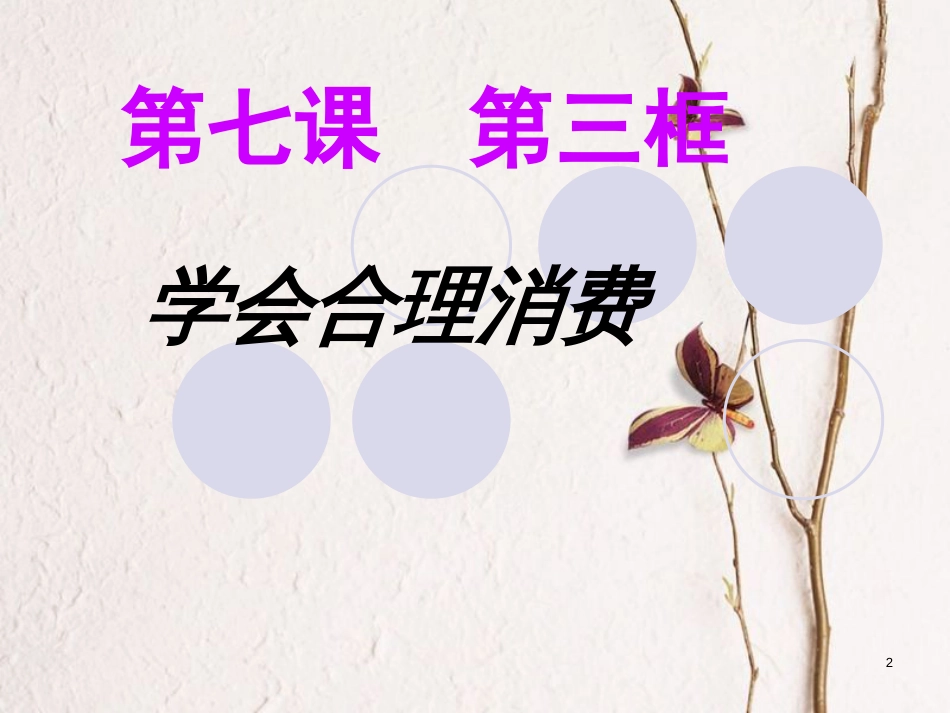 内蒙古鄂尔多斯市九年级政治全册 第三单元 融入社会 肩负使命 第七课 关注经济发展 第三框学会合理消费课件 新人教版_第2页