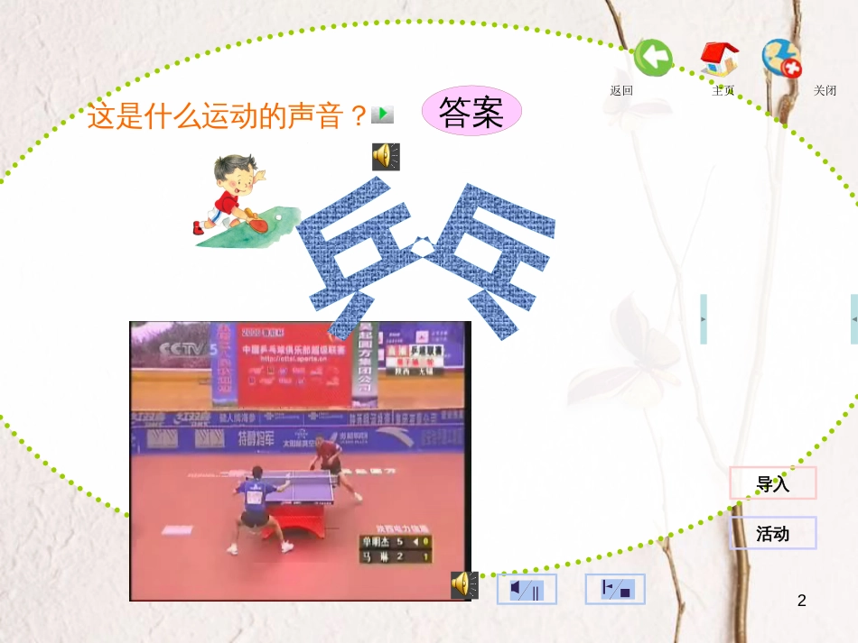 二年级音乐上册 第三单元 校园节拍单元课件 苏少版_第2页