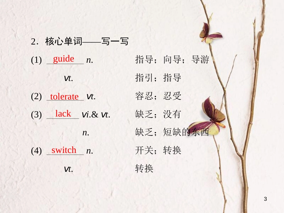 版高考英语大一轮复习 第1部分 模块复习方略 Unit 3 Life in the future课件 新人教版必修5_第3页