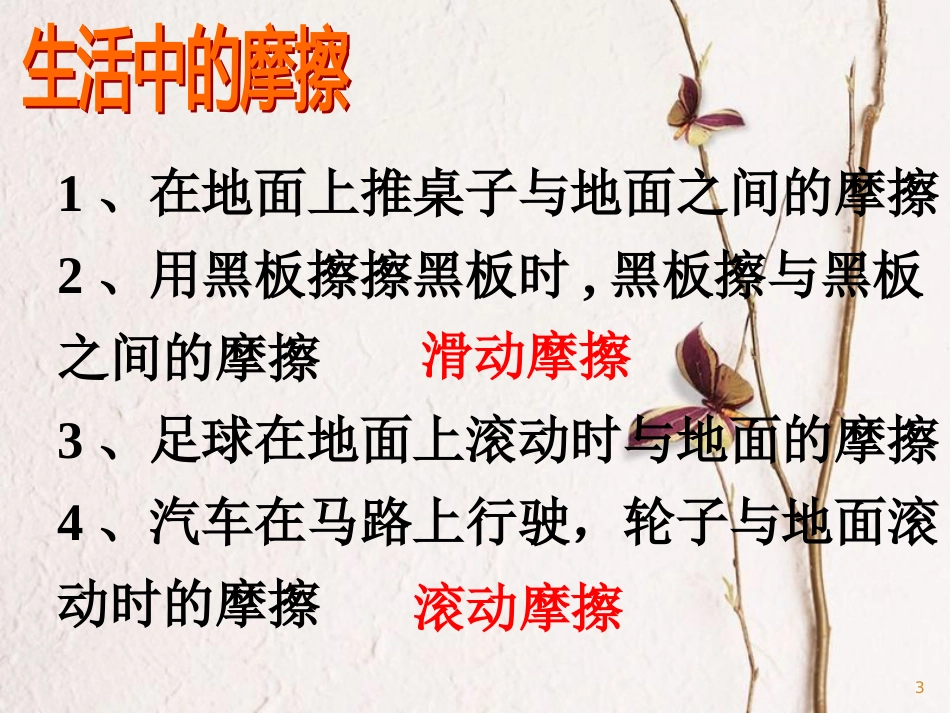 福建省浦城县八年级物理全册 6.5科学探究摩擦力课件 （新版）沪科版_第3页