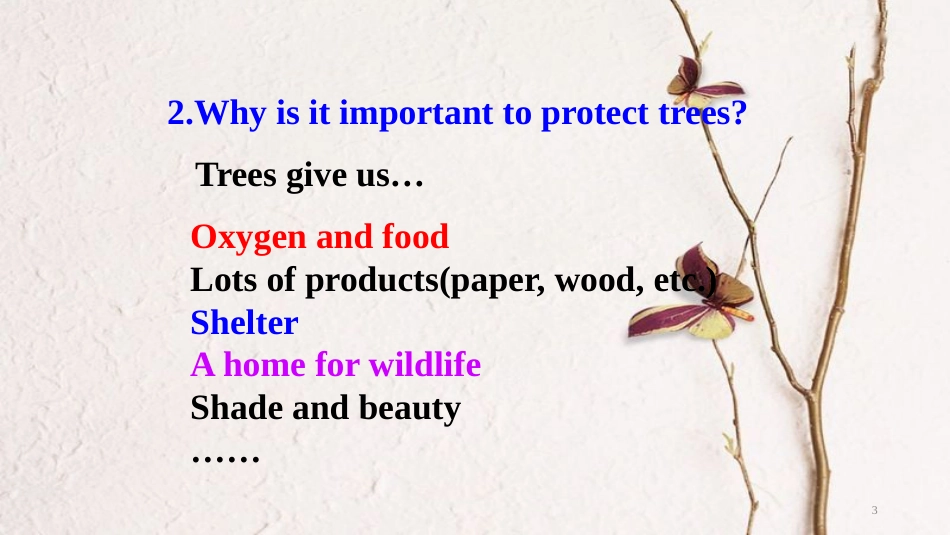 九年级英语全册 Unit 9 Save the Planet Lesson 27 Tree Heroes课件 （新版）北师大版_第3页