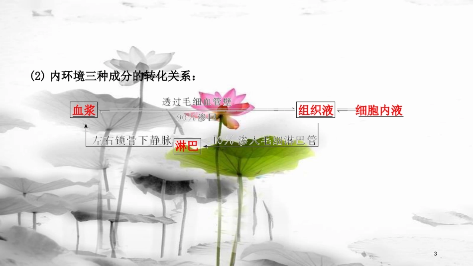 届高考生物一轮复习 第八单元 生命活动的调节 第23讲 人体内环境稳态及实例课件_第3页