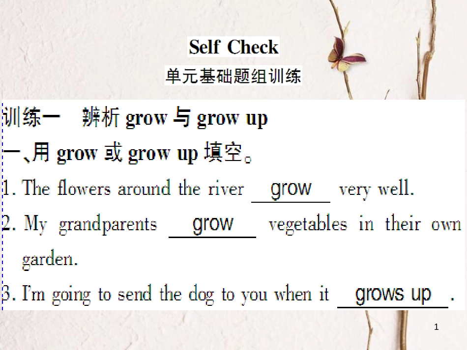 （通用版）八年级英语上册 Unit 6 I’m going to study computer science Self Check习题课件 （新版）人教新目标版_第1页