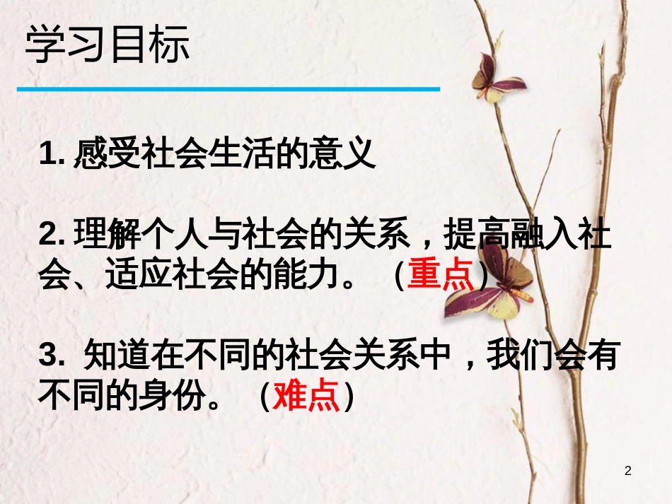 八年级道德与法治上册 第一单元 走进社会生活 第一课 丰富的社会生活 第一框 我与社会课件 新人教版_第2页