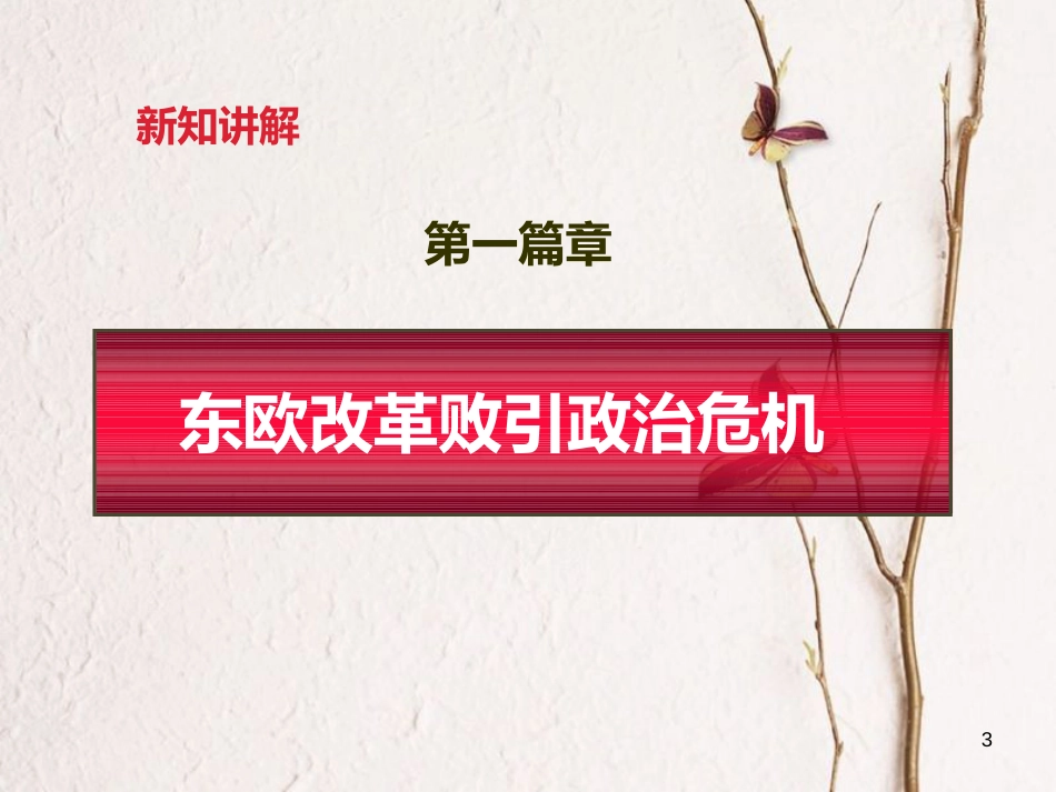 云南省个旧市九年级历史下册 13 东欧剧变与苏联解体课件 中华书局版_第3页