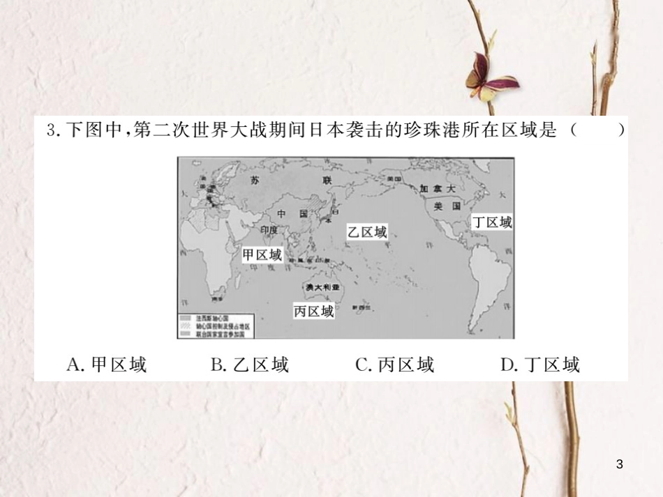 （安徽专版）九年级历史下册 第三、四单元 检测卷课件 新人教版_第3页