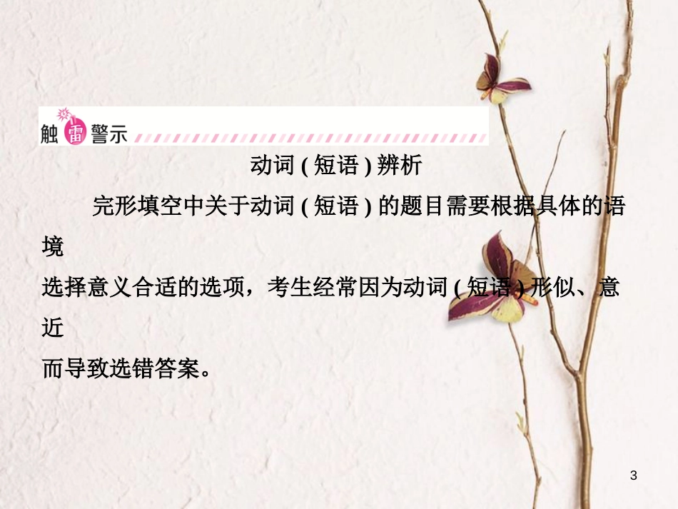 （淄博专版）中考英语复习 第二部分 语言知识运用 题型二 完形填空课件_第3页